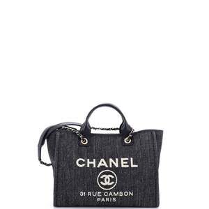 Chanel Deauville Nm Tote Denim Small #254440C47B